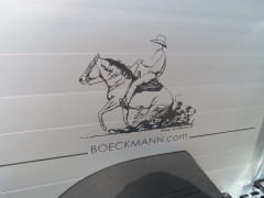 Böckmann Champion Western Flügeltürkombi. Sattelkammer Aluboden