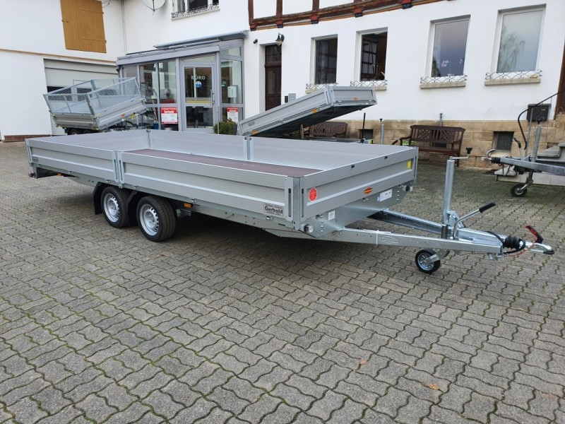 Böckmann PKW-Anhänger, 2700 kg, 13 Zoll-Räder,Hochlader 5,14x2,1m